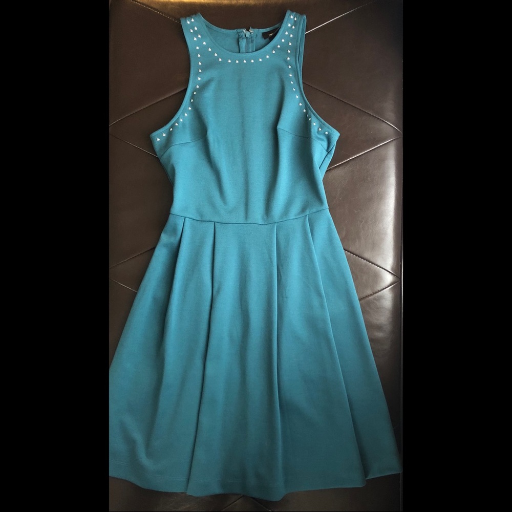 Teal Studded Dress